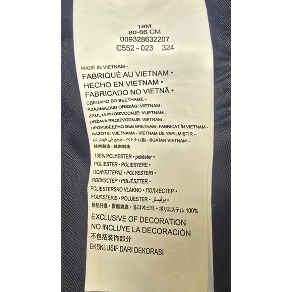 Nike Black Joggers with Pink Logo Size 18 Months - Picture 6 of 6